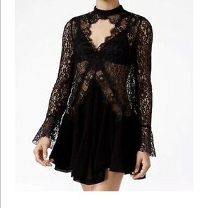 FREE PEOPLE Lace Tunic